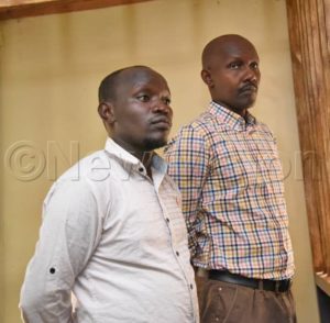 Rene Rutagungira and a fellow suspect 